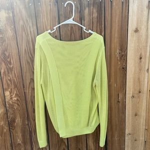 CAbi Lemon Mesh Sweater